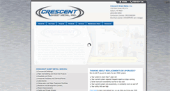 Desktop Screenshot of crescentsheetmetal.com